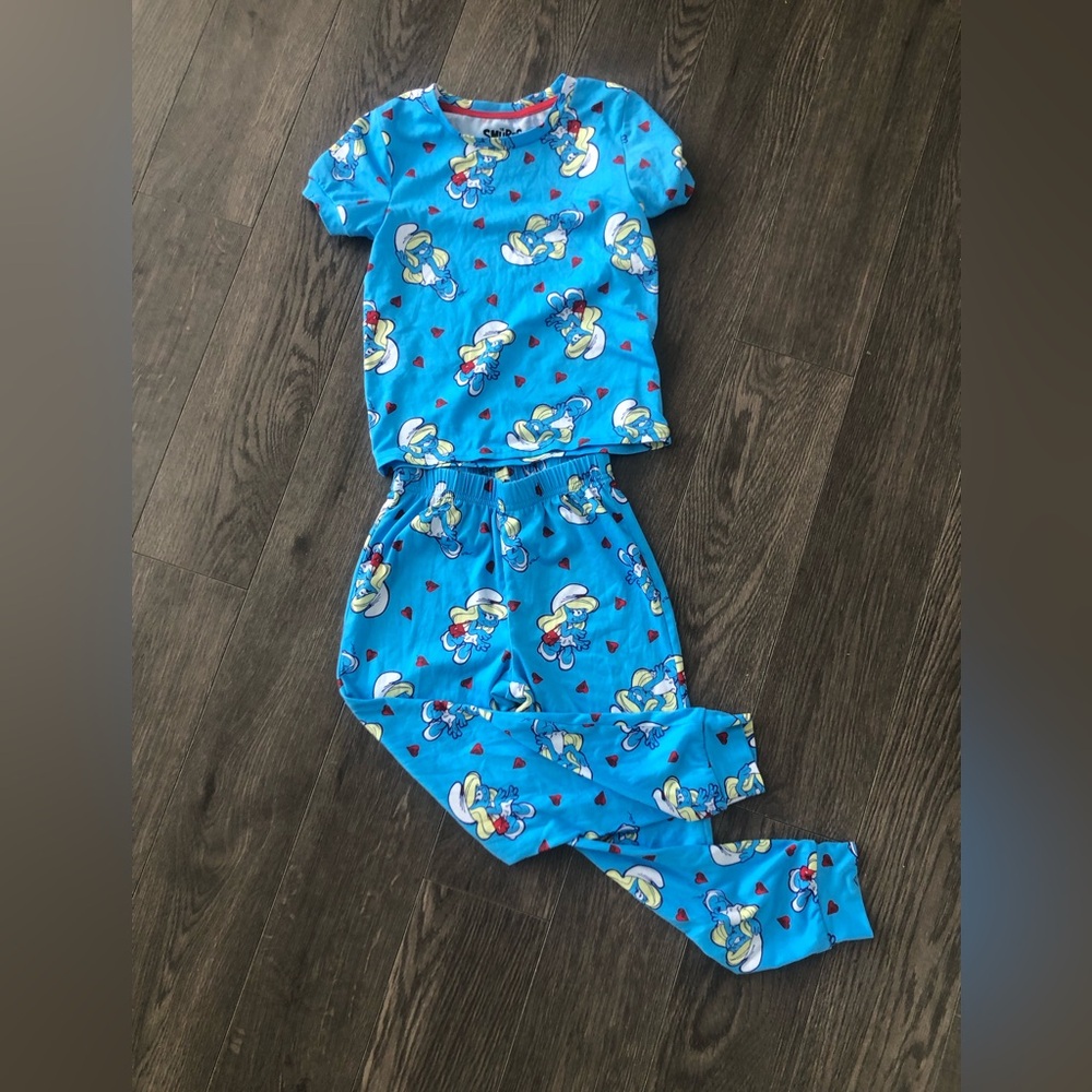 “The Smurfs” Girls Pajamas |‎ Size 5/6